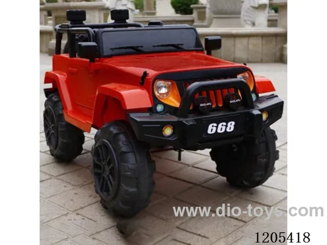 Children's electric car/Battery 6V4AH * 2. Four wheel shock absorber, portable handle, one-on-one 2.4G Bluetooth remote control, 6V dual electric dual drive, dual door opening, new silent swing function, with seat belt, early education function, Tang poetry, children's songs, stories, LED headlights