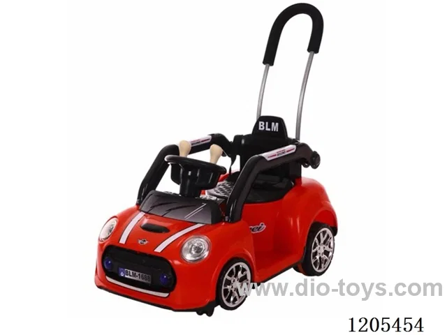 Children's electric car/Single electric dual drive, early education, 5-wheel safety design, silent wheel, foot control&remote control 360 degree rotation, battery 6V4A * 1, motor 380 * 2