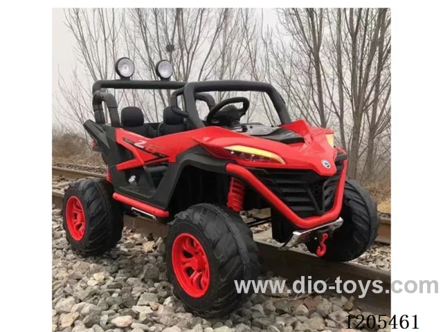 Children's electric car/12V7A battery, central control music version, USB, Bluetooth, steering wheel side, 2.4G remote control, slow start forward and backward, double seat, lever, double door, steering wheel one click installation, LED headlights, LED searchlights, silent belt wheels, four-wheel su