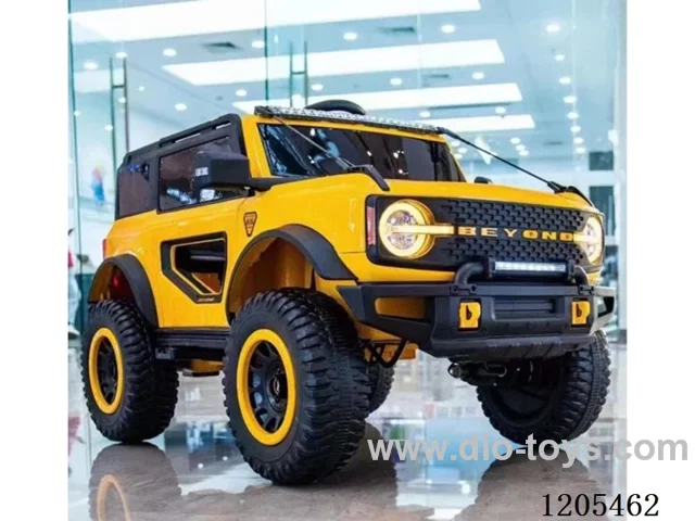 Children's electric car/12V7A battery, four-wheel drive, 380 motor, front and rear swing, central control music version, USB, Bluetooth, LED headlights, searchlights, double door, four-wheel suspension, remote control