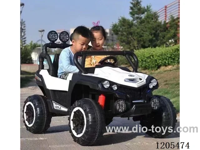 Children's electric car/Dual wheel drive (550 * 2) battery (12V7A * 1) with central control, 2.4g Bluetooth remote control, slow start and stop, high and low speed, ordinary four-wheel suspension, portable lever