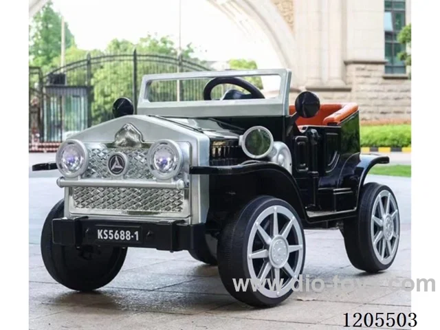 Children's electric car/Dual electric and dual drive, one click start dual door music USB interface English early education four wheel shock absorption slow start Bluetooth remote control mobile app control. 3 speed control, new silent swing function, body LED light