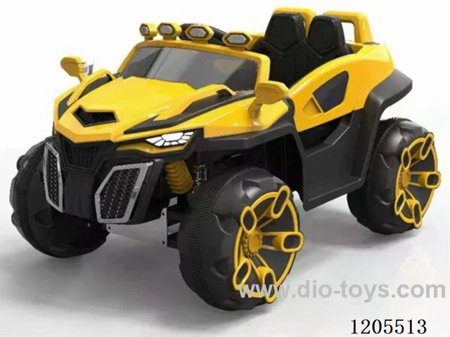 Children's electric car/LED display, four-wheel drive motor, with swing, 12v7 large battery, double door, one button start, multifunctional remote control, dazzling lighting, battery level display, early education function, English story, enlarged seats, enlarged wheels, convenient handle.