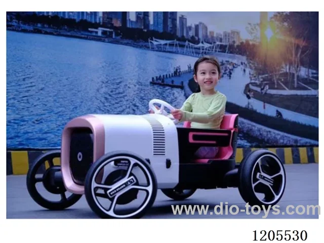 Children's electric car/12v7 large battery, dual drive, 550 motor, mobile app, remote self driving, with Bluetooth music, three light modes and electronic swing function