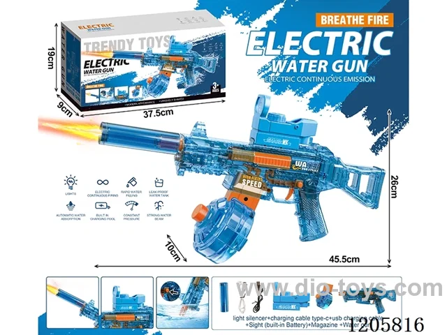 UMP45 II Spitfire electric water gun (with lithium battery cable)