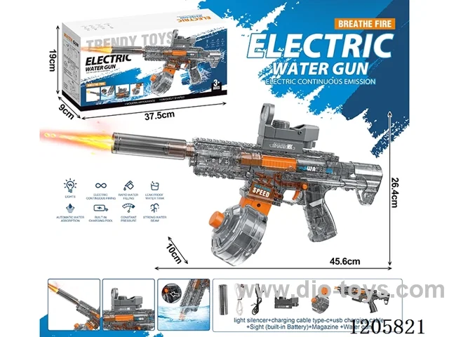 ARP9 II Spitfire electric water gun (with lithium battery cable)