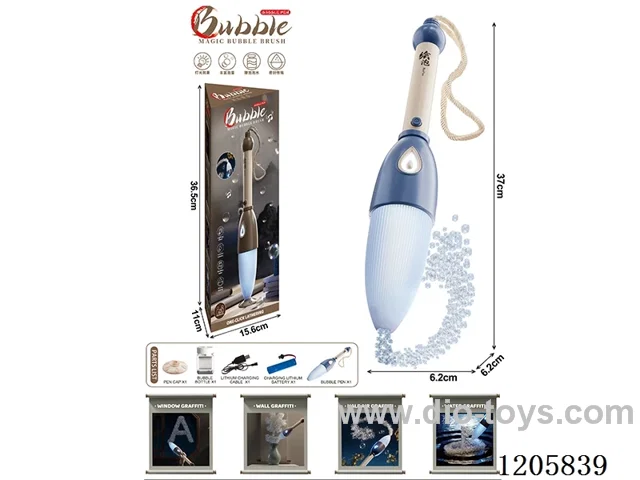 Night sky purple magic bubble brush (with 1 bottle of 30ml bubble water)