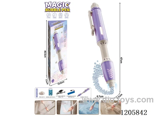 Vine Purple Magic Bubble Fountain Pen (with 1 bottle of 50ml Bubble Water)