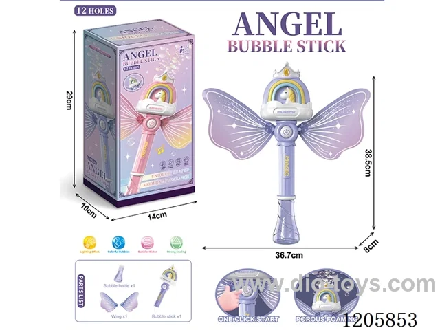 Pony Angel Bubble Wand (with a bottle of 130ML bubble water)