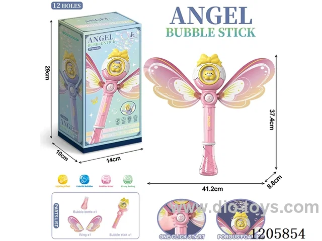 Bear Angel Bubble Wand (with a bottle of 130ML bubble water)