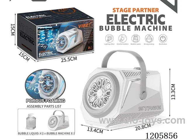 Stage machine automatic bubble (with 2 bottles of 90ml bubble water) AA battery version