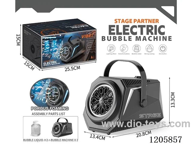 Stage machine automatic bubble (with 2 bottles of 90ml bubble water) AA battery version