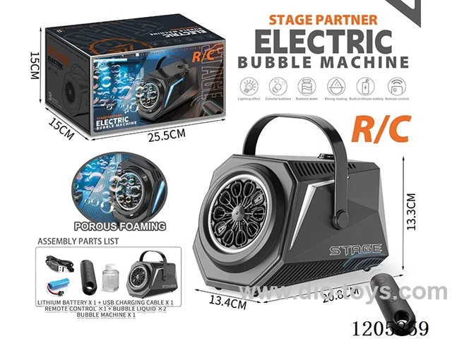 Stage machine automatic bubble (with 2 bottles of 90ml bubble water) lithium battery version