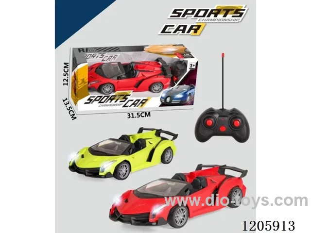 1:18 4ch rc car with light not included battery