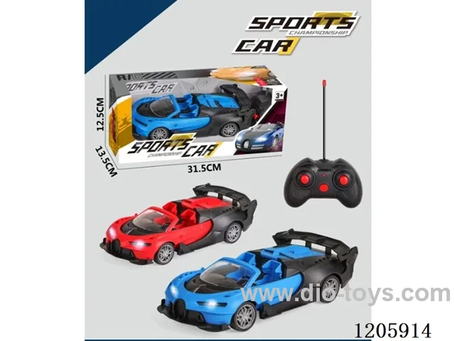 1:18 4ch rc car with light not included battery