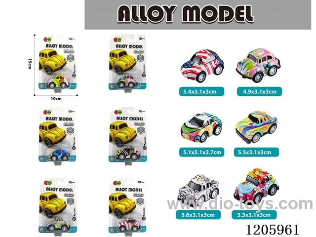 pull back alloy car