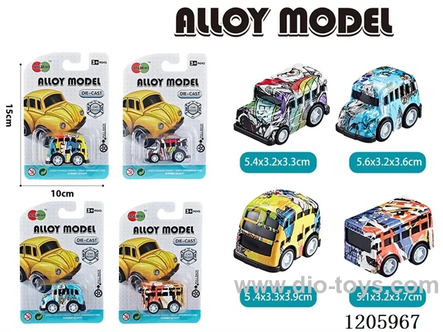 pull back alloy car