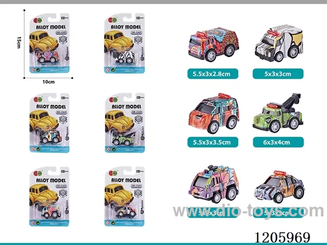 pull back alloy car