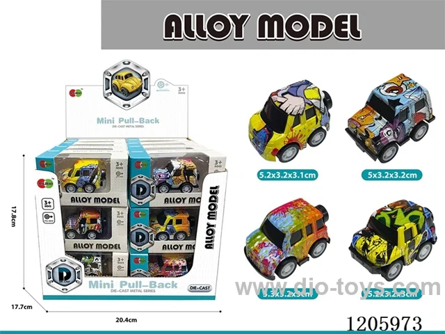 pull back alloy car 24PCS
