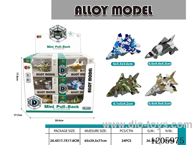 pull back alloy car 24PCS