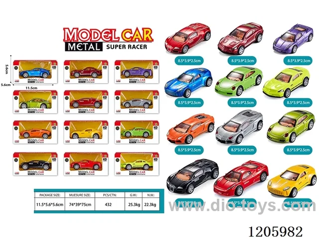 pull back alloy car