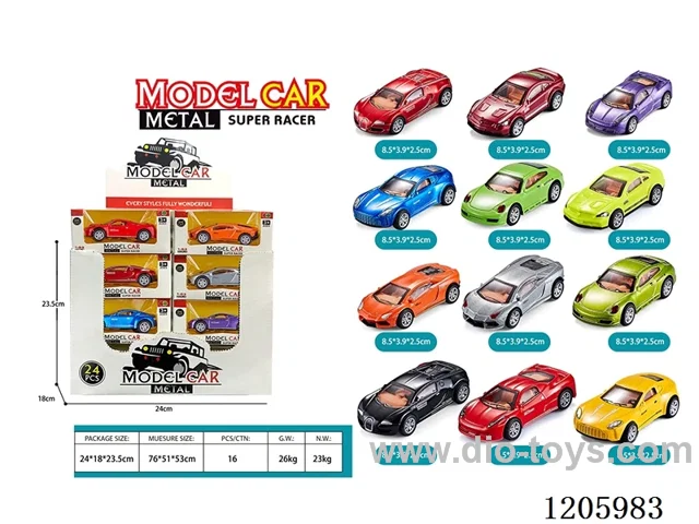 pull back alloy car 24PCS