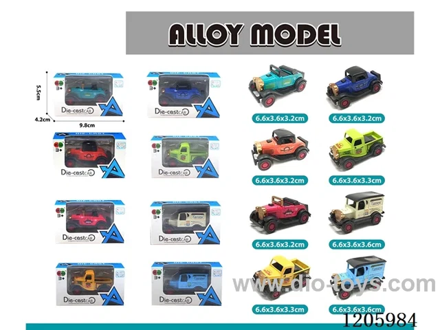 pull back alloy car