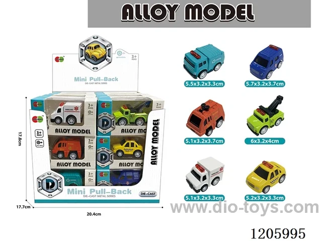 pull back alloy car 24PCS