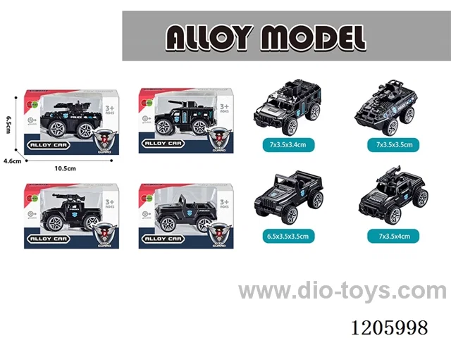 pull back alloy car