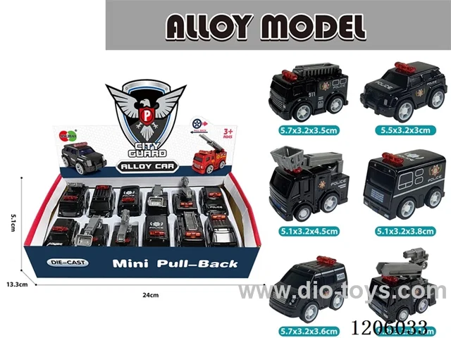 pull back alloy car 12PCS