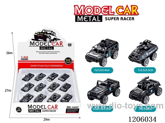 pull back alloy car 12PCS