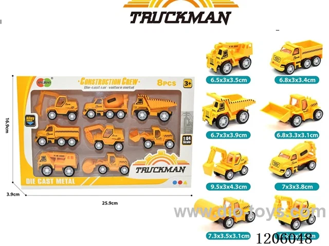 pull back alloy car 8PCS