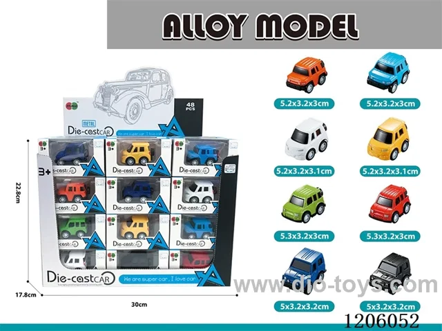 pull back alloy car 48PCS