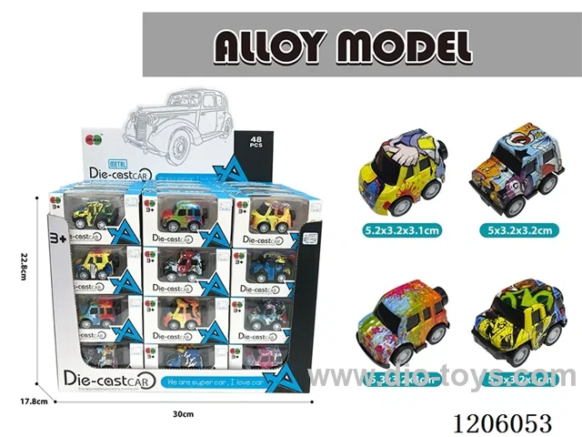 pull back alloy car 48PCS