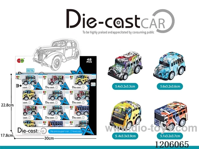 pull back alloy car 48PCS