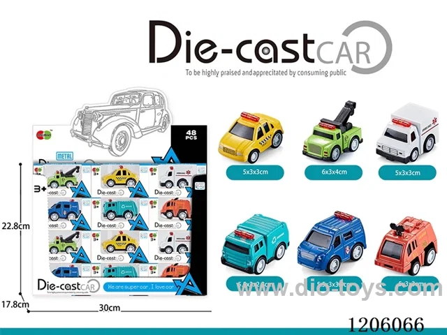 pull back alloy car 48PCS