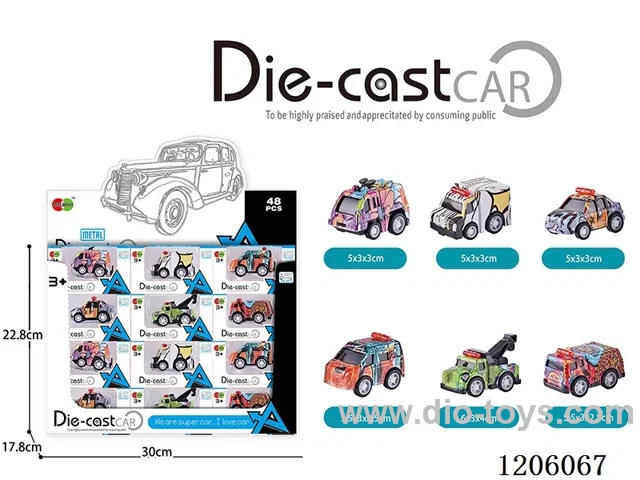 pull back alloy car 48PCS
