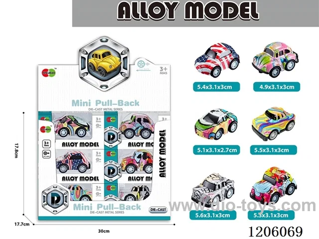 pull back alloy car 24PCS