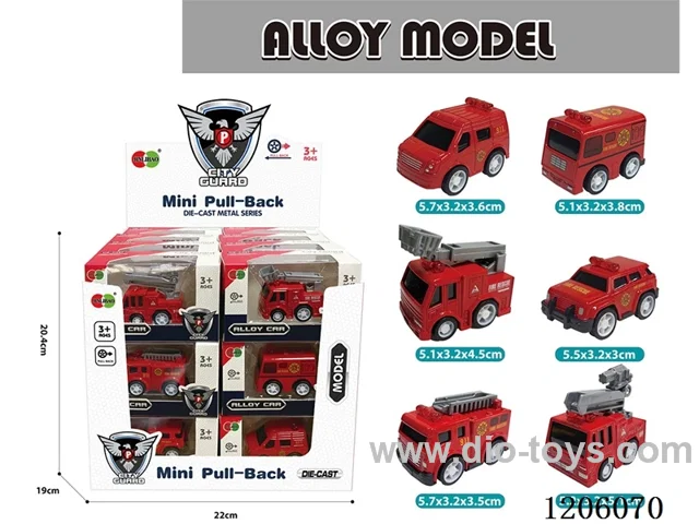 pull back alloy car 24PCS