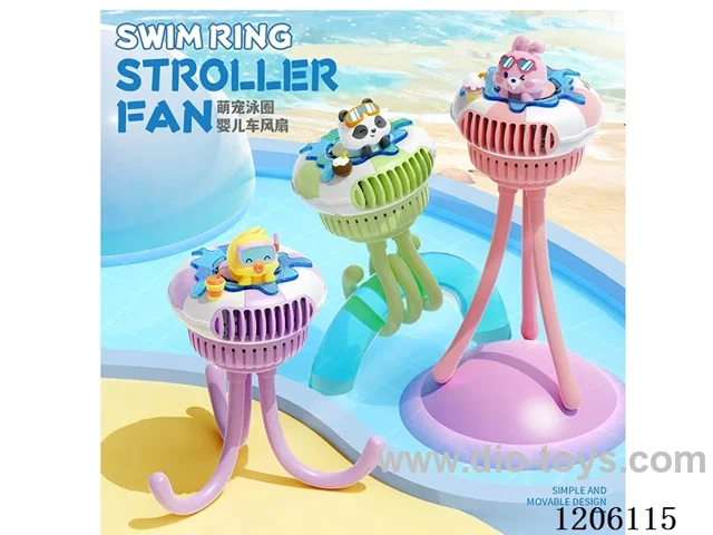 Cute Pet Swimming Stroller Fish Fan (Water Playing Rabbit/Water Playing Duck/Water Playing Panda)