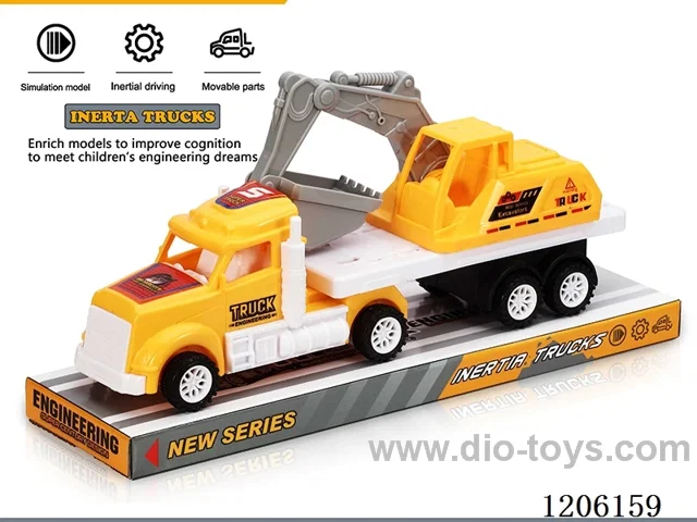 Inertia Trailer Excavator Construction Vehicle