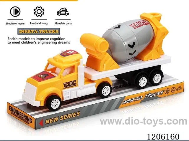 Inertia tractor mixer engineering vehicle