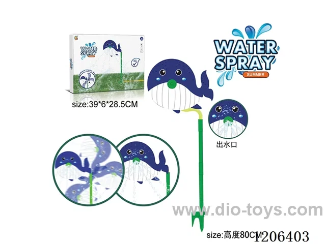 Outdoor Dolphin Spray Sprinkler game