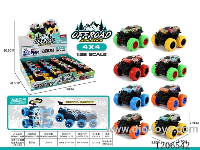 Dual inertia Bigfoot climbing metal truck 12PCS