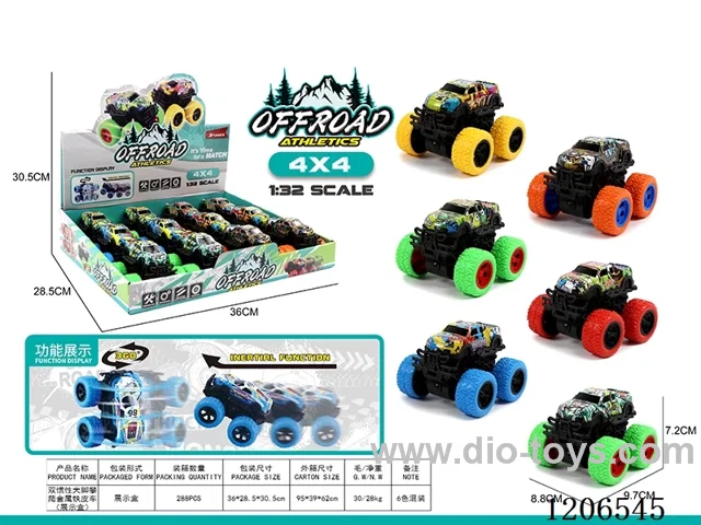 Dual inertia Bigfoot climbing metal truck 12PCS