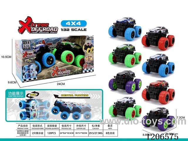 Dual inertia Bigfoot Climbing Metal Truck (2PCS)