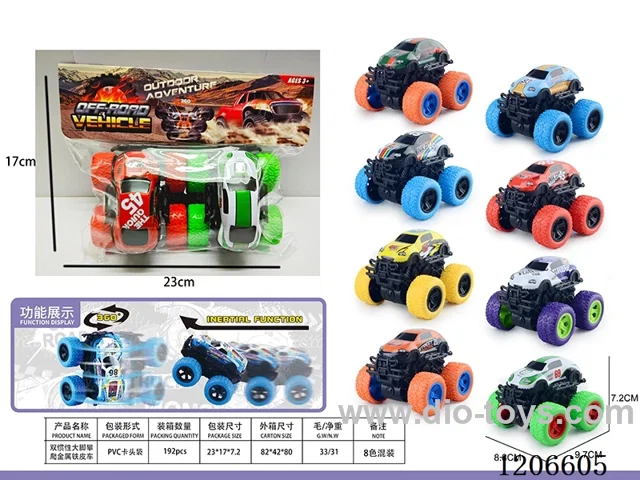 Dual inertia climbing metal sheet car