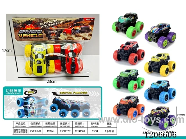 Dual inertia climbing metal sheet car