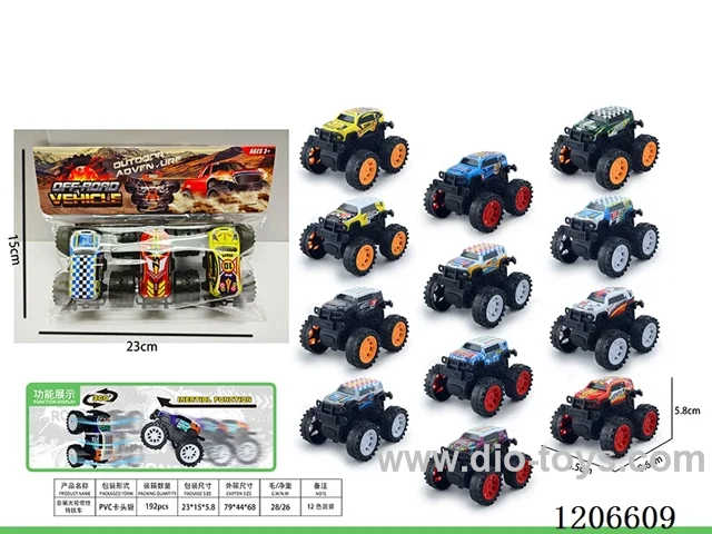 Inertial climbing metal truck
