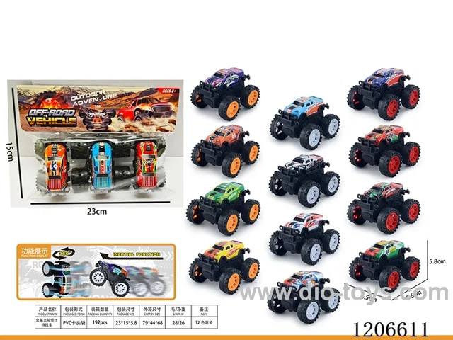 Inertial climbing metal truck